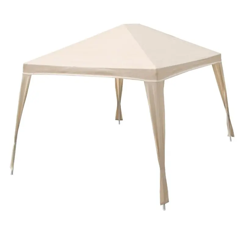 10 Ft × 12 Ft Uv-Resistant Camel Gazebo With Weatherproof Canopy 1