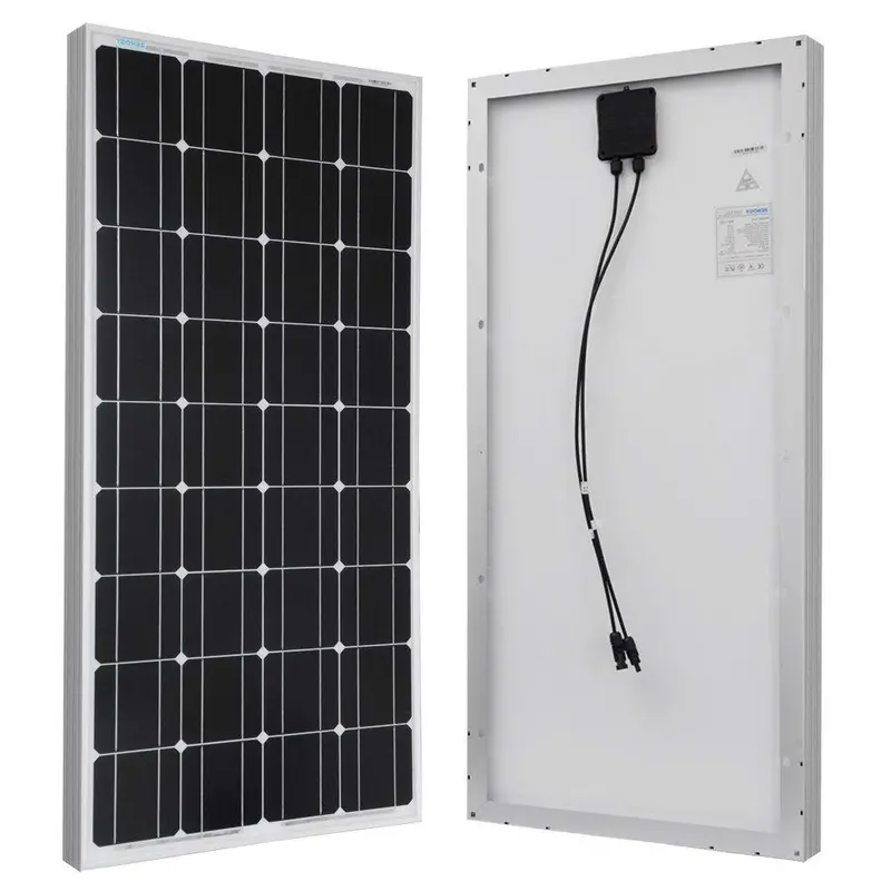 100W Portable Solar Panel – Ideal For Rv, Camping & Off-Grid 12V Battery Charging 1