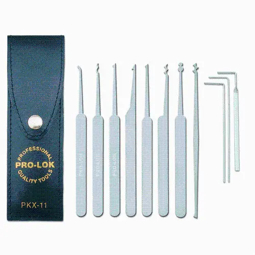 11-Piece Professional Lock Pick Set By Pro-Lok 1
