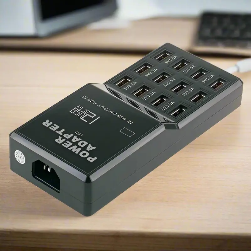 12-Port 60W Usb Charging Station – Fast Multi-Device Power Hub 1