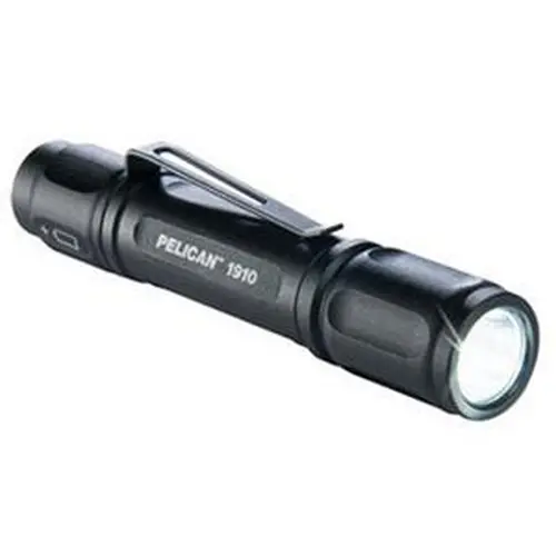 1910 Compact Led Flashlight – Single Aaa Battery Powered, Matte Black Finish 1