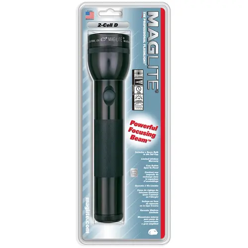 2-Cell D-Size Maglite Flashlight – Hang-Pack Ready 1