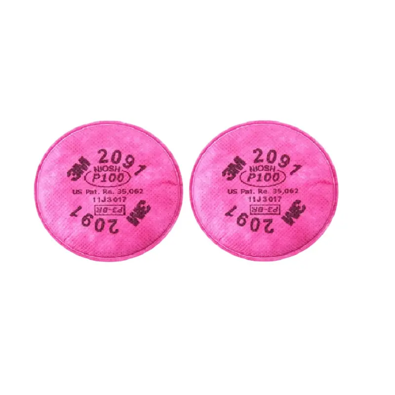 3M 2091 P100 Particulate Filter – Oil-Resistant High-Efficiency Media 1