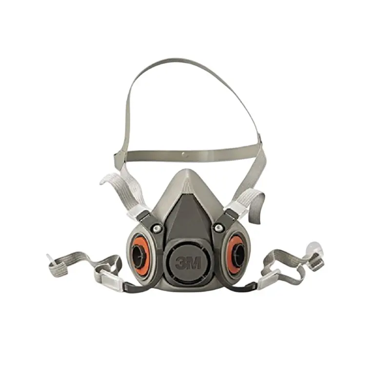 3M 6200 Half-Face Reusable Respirator – Durable Silicone Facepiece 1