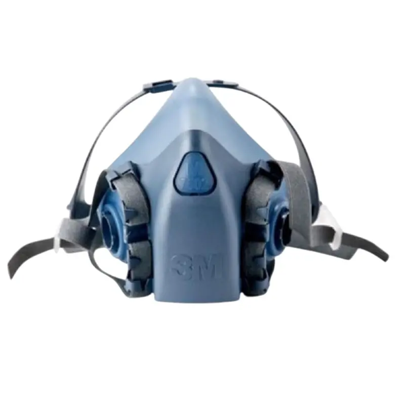 3M 7502 Half-Face Silicone Respirator – Adjustable Seal & Comfort Strap 1
