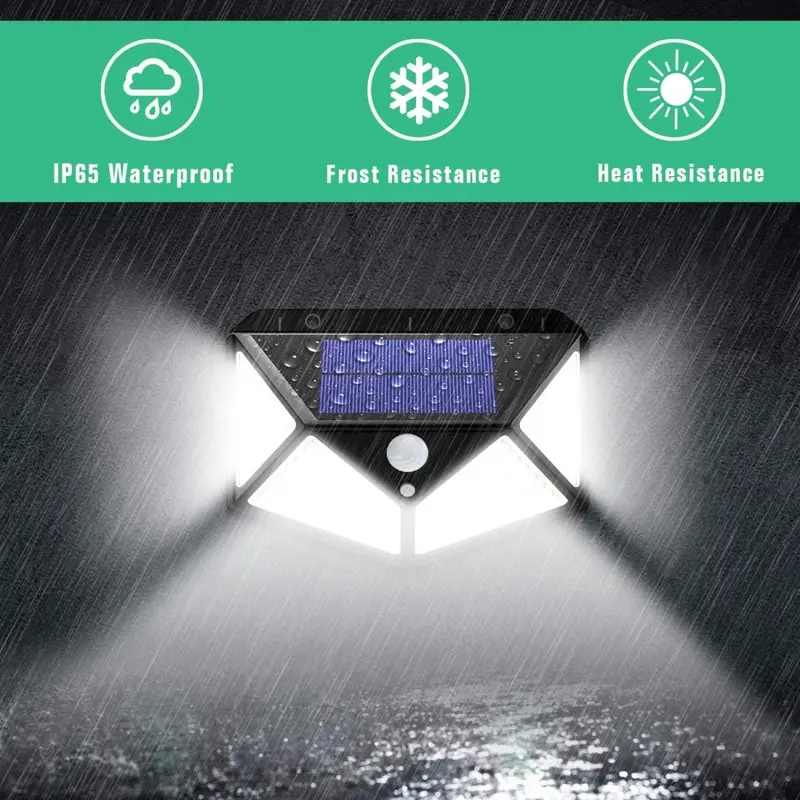 4-Pack Waterproof Solar-Powered Fairy Lights – 100 Led Outdoor String Lights With 8 Modes 1