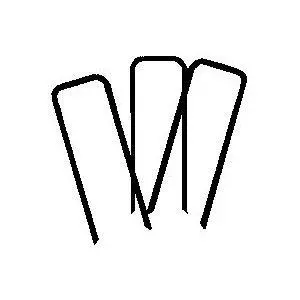 500-Count Landscape Fabric Staples – Heavy-Duty Anchor Pins For Ground Cover 1
