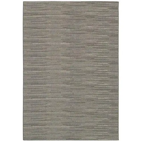 5'3" X 7'6" Neutral Grey Flat-Woven Indoor/Outdoor Area Rug 1