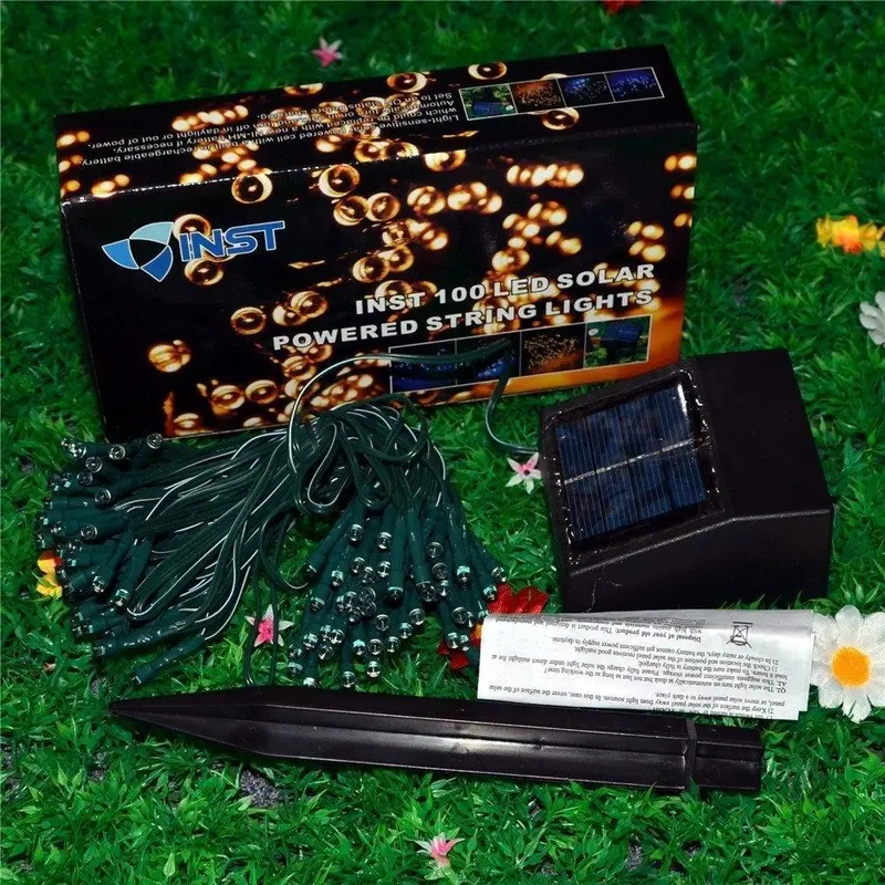 55-Foot Solar-Powered Led String Lights – Ambient Holiday & Garden Lighting 1