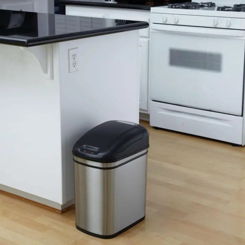 6.3-Gallon Touchless Infrared Kitchen Trash Can With Auto Lid 1