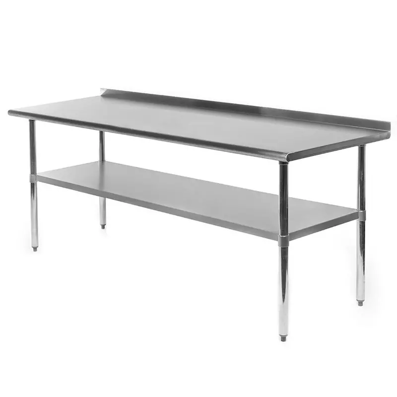 72″ × 24″ Nsf-Certified Heavy-Duty Stainless Steel Kitchen Work Table 1