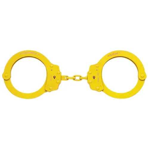 752Cy Oversized Yellow Chain Handcuffs 1