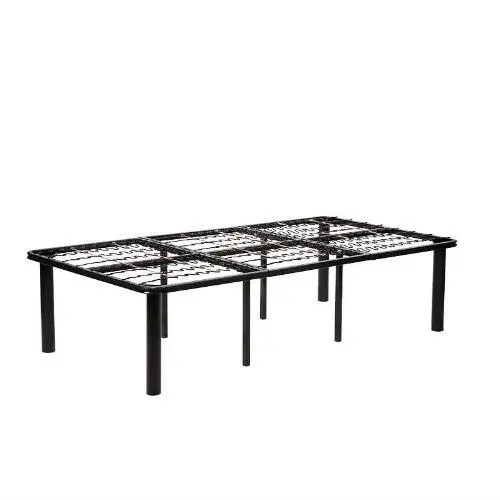 8-Leg Twin Metal Platform Bed Frame – Box Spring Not Required, Sturdy Steel Build 1
