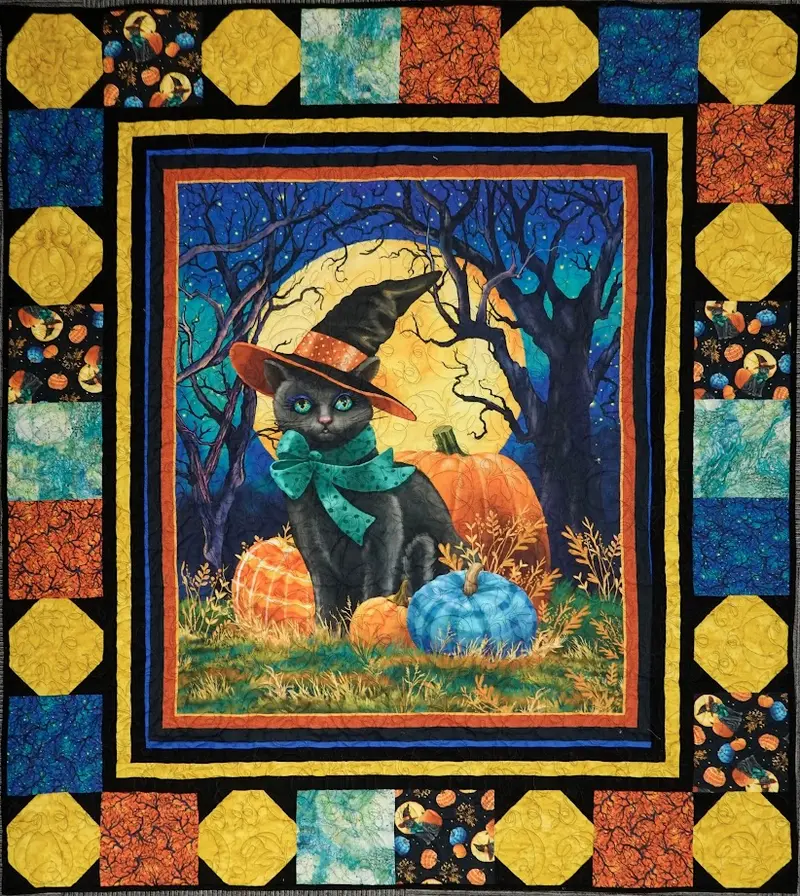 Abra-Cat-Dabra Quilt Kit – Finished Size 56.5 X 63.5 Inches 1