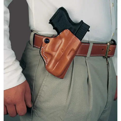 Adjustable Mini Scabbard Belt Holster With Retention Strap 1