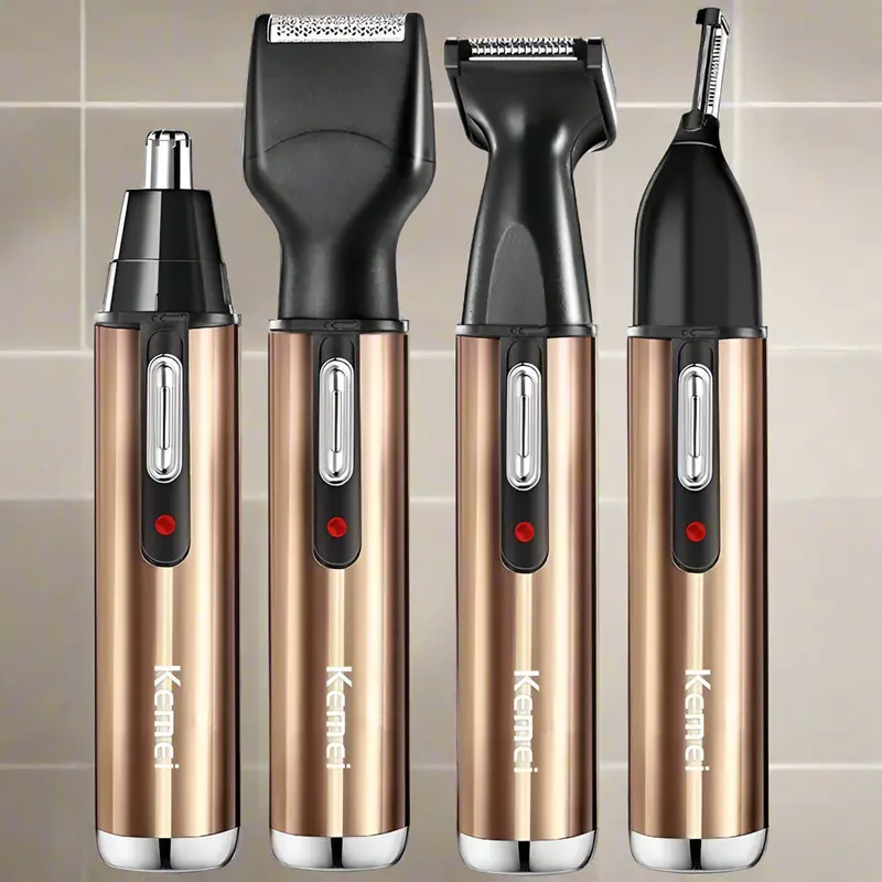 All-In-One Rechargeable Hair Trimmer – Men’S Grooming Kit For Beard, Face, Nose & Ears 1