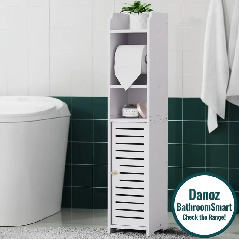 Artiss 3-Tier Bathroom Floor Cabinet – Toilet Roll Holder & Tissue Organizer By Danoz Bathroomsmart 1