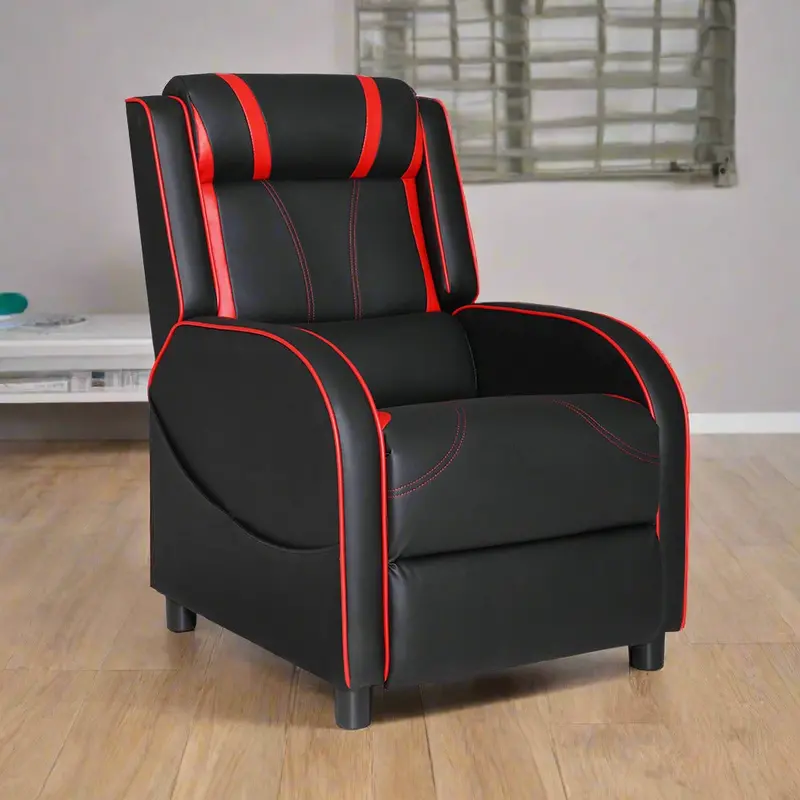 Artiss Recliner Gaming Chair – Premium Leather Upholstery, Ergonomic Support & Deep Relaxation 1