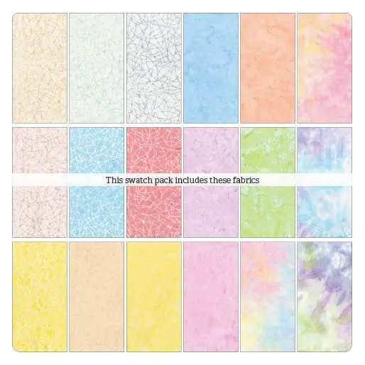 Bali Sweet Whispers 10X10 Pre-Cut Fabric Bundle – 42 Pieces 1