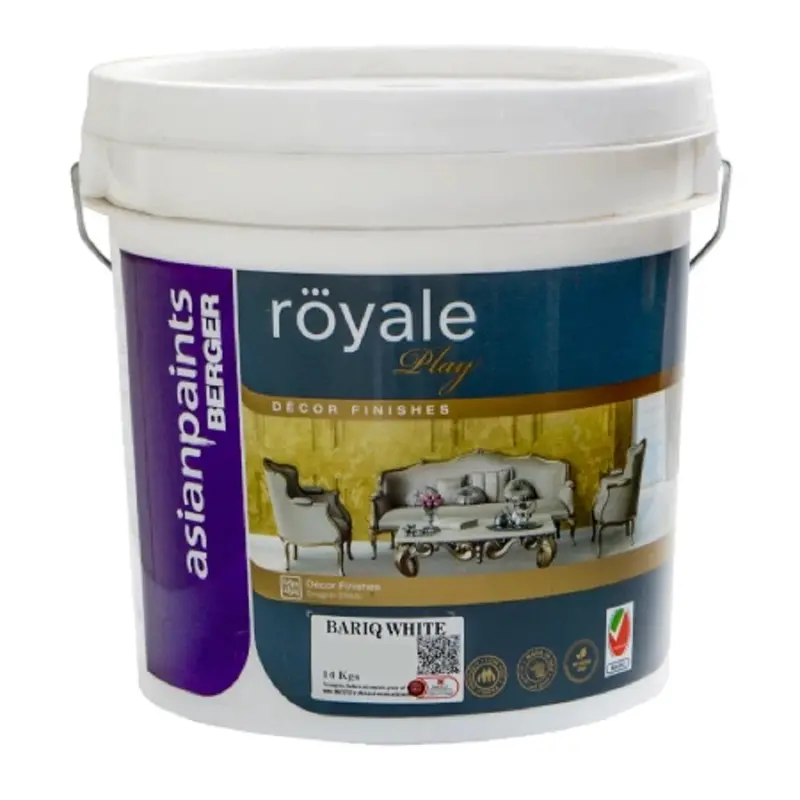 Berger Royale Play Bariq – High-Sheen Metallic Wall Effect 1