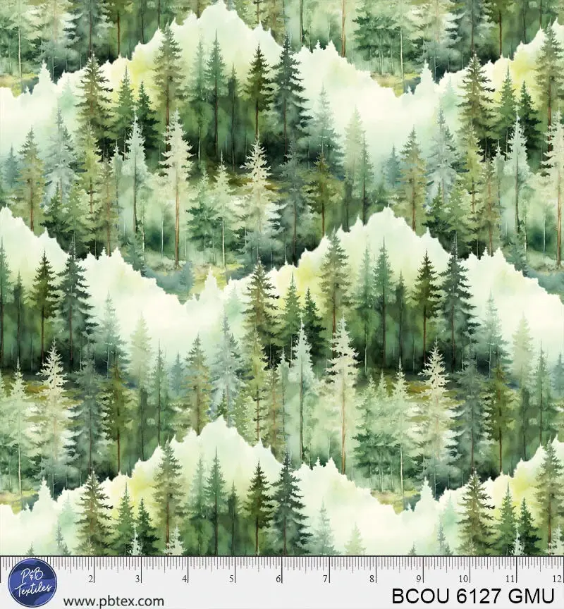 Bigfoot Country Scenic Forest Print – Bcou06127Gmu 1