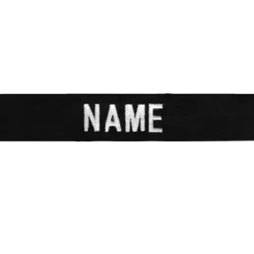 Black Responder Name Tape For Uniforms 1