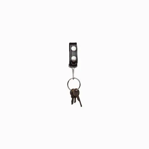 Black Snap-On Belt Keeper Key Clip For Secure Carry 1