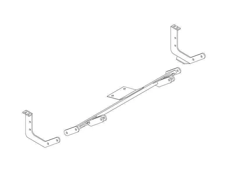 Blue Ox Base Plate Tow Bar System – Includes Standard Attachment Tabs, 3-Ton Rating (Model Bx2112) 1