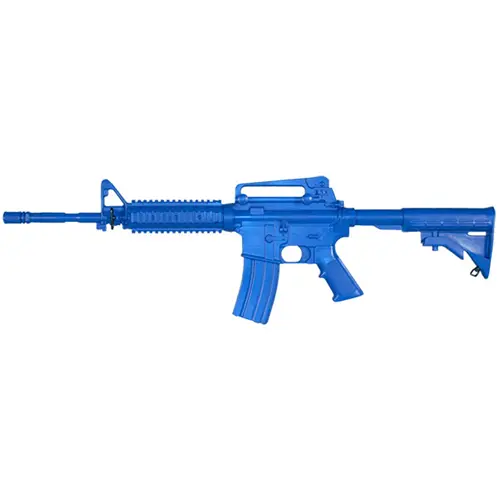 Blue Training Gun – M4 Replica With Open Stock And 14" Rail Barrel 1