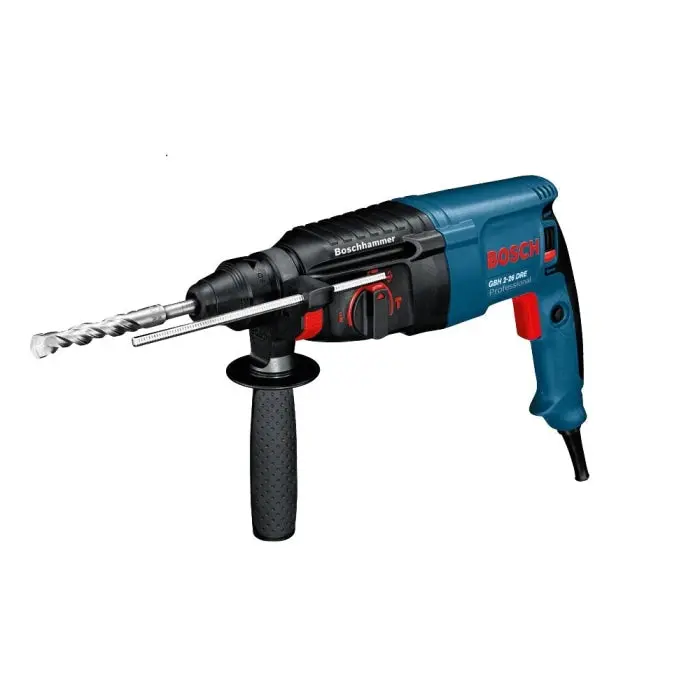 Bosch Gbh 2-26 Dre Rotary Hammer Drill – 2 Kg, 800W Sds-Plus Model With Keyed Chuck 1