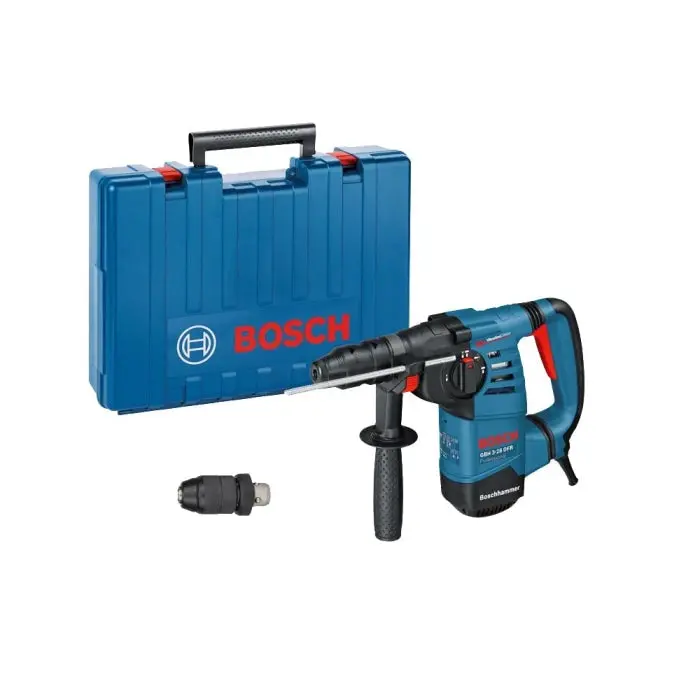 Bosch Gbh 3-28 Dfr Rotary Hammer Drill – 3 Kg, 800W Sds-Plus With Keyless Chuck & Rotation Function 1