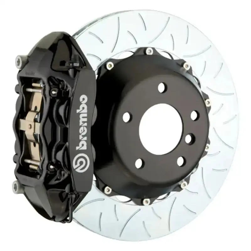 Brembo Gt Big Brake Kit – Rear Slotted Two-Piece Rotors With 4-Piston Calipers For Porsche Cayenne Turbo (2011–2018) 1