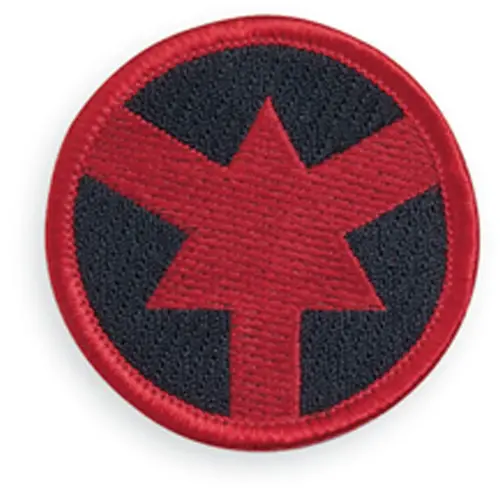 Certified Officer Red Arrow Embroidered Patch 1