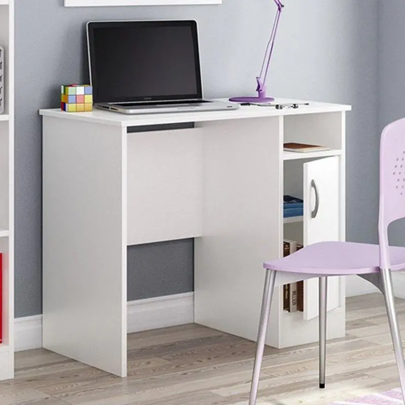 Compact White Computer Desk For Small Home Offices 1