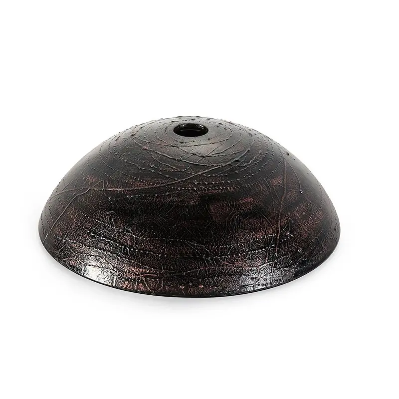 Copper-Toned Round Glass Vessel Sink – 16.5 Inch Diameter 1