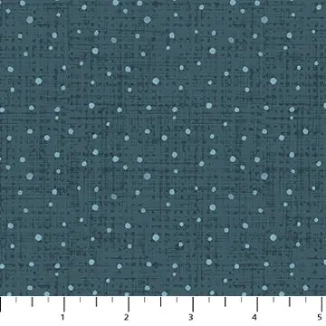 Cozy Cubs Navy Dots Quilting Fabric (Style 91107-45) 1
