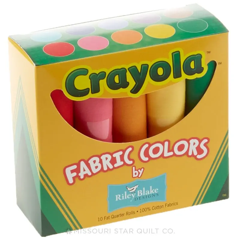 Crayola Solid Colors Fat Quarter Set 1