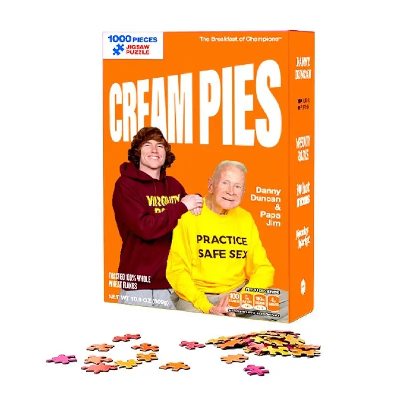 Cream Pie Themed Jigsaw Puzzle For Adults 1