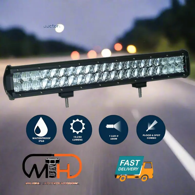 Danoz 20-Inch Osram Led Light Bar – 5D 126W Combo Beam Driving Lamp For 4X4 & Off-Road Vehicles 1