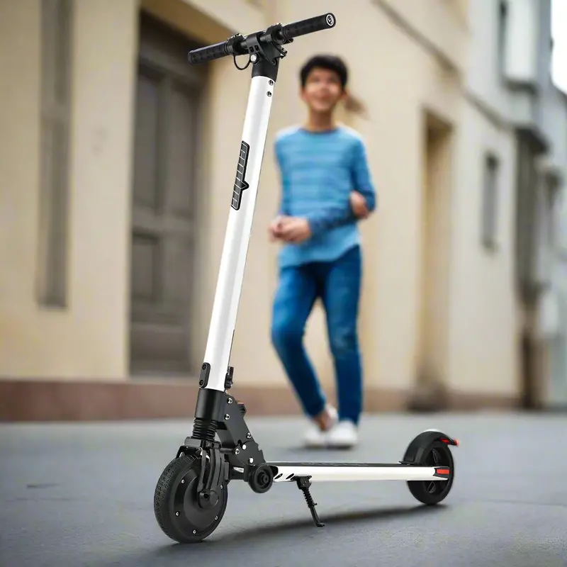Danoz Alpha Peak Electric Scooter – 300W High-Speed Adult & Teen E-Scooter, Up To 25 Km/H, Quick-Fold White Design 1