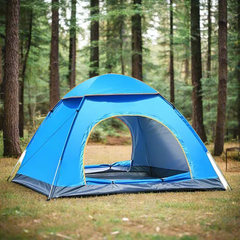 Danoz Camping Solo Blue Tent – Compact 190×90×90Cm Single-Door Backpacking Shelter 1