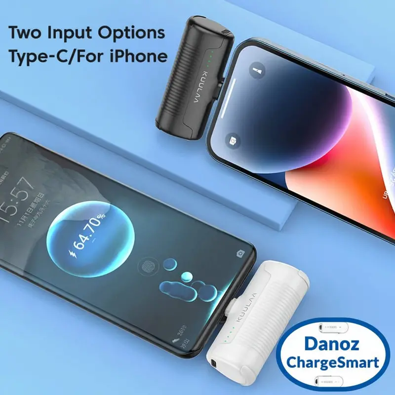 Danoz Chargesmart Mini Power Bank – Compact On-The-Go Usb Charger For Phones & Devices 1