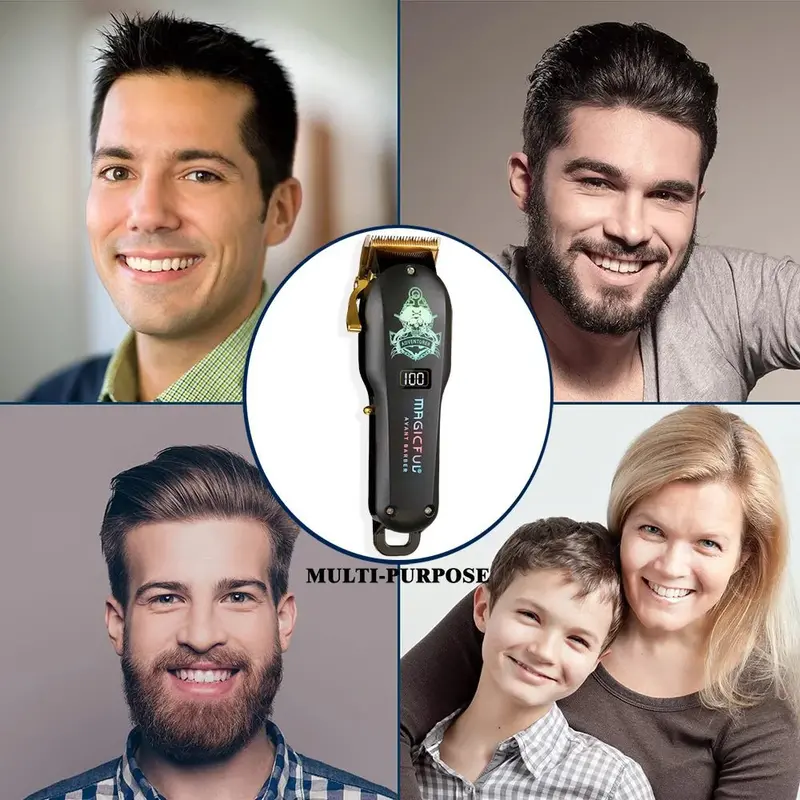 Danoz Colorful Hair Clipper Trimmer – Precision Cordless Grooming Tool With Stylish Design And Adjustable Settings 1