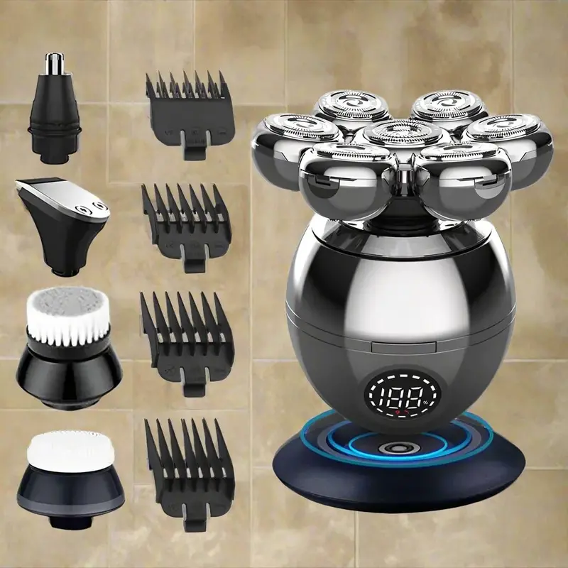 Danoz Direct 7D Floating Electric Shaver – Fully Waterproof For Precision, Comfortable Shaving 1