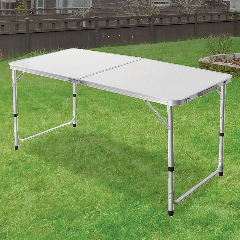 Danoz Direct Aluminum Folding Table – 120Cm Portable Picnic & Camping Table For Indoor/Outdoor Use 1