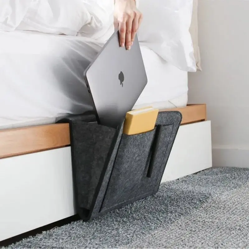 Danoz Direct Felt Hanging Storage Bag – Playful Bedroom Organizer With Fold-Over Design (Buy 1, Get 1 Free) 1