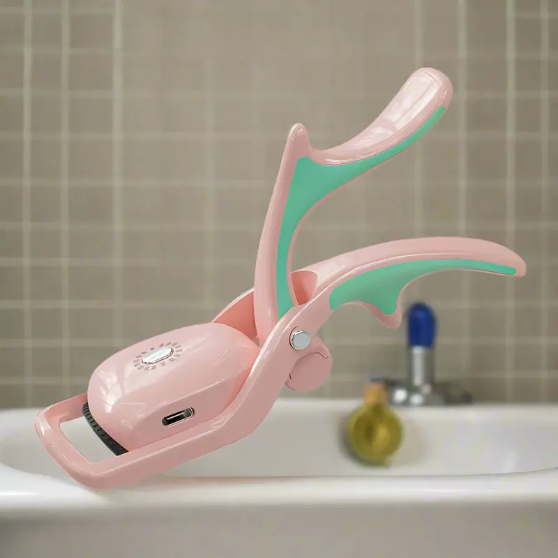 Danoz Direct Pink Usb Rechargeable Heated Eyelash Curler — Precision Curling & Volume Enhancement 1