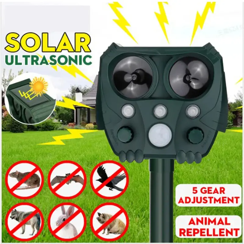 Danoz Direct Solar-Powered Pest Repeller For Garden And Yard Protection 1