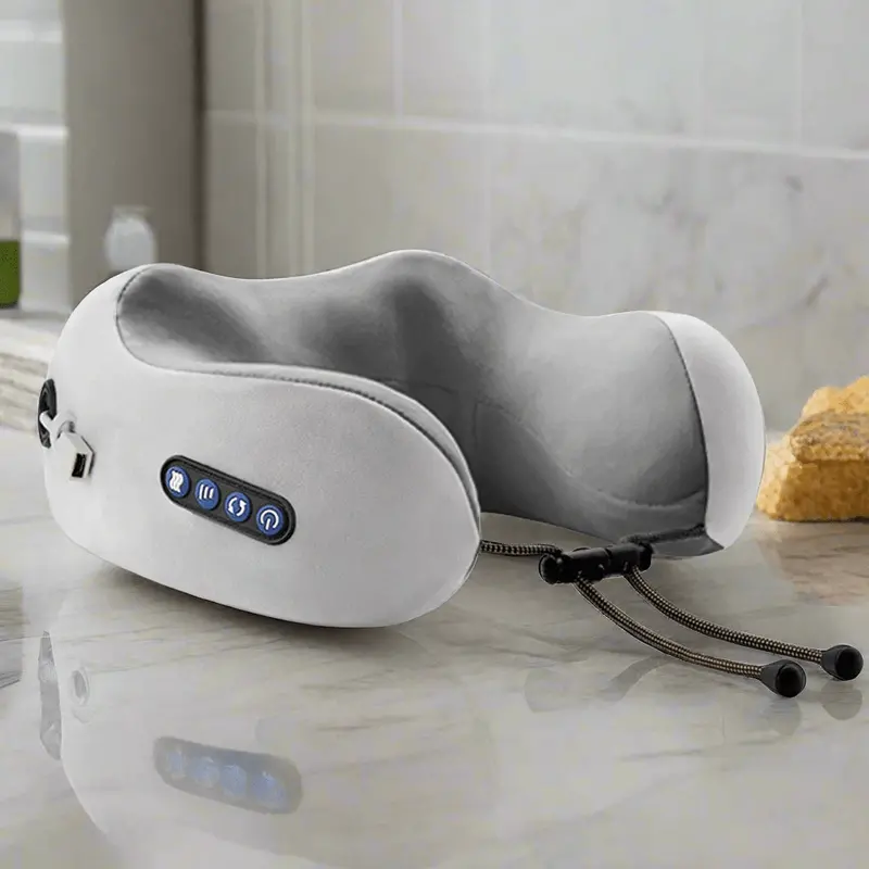 Danoz Direct U-Shaped Neck Massager – Portable Heat & Vibration Therapy Pillow 1