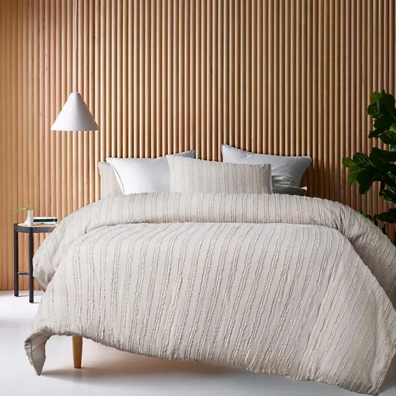 Danoz Direct Vintage Reflections Quilt Cover Set – Natural Cotton, Queen Size 1